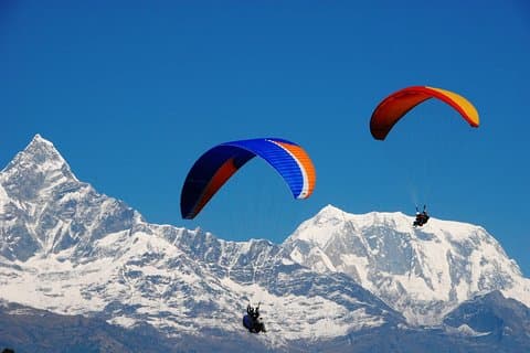 Increíble vuelo en parapente en Pokhara