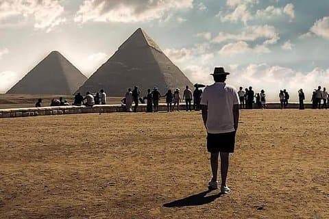 Privat dagstur til Giza-pyramidene, Egyptisk museum og Khan el Khalili-basaren