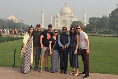 Taj Mahal Soluppgång och Sunset Tour