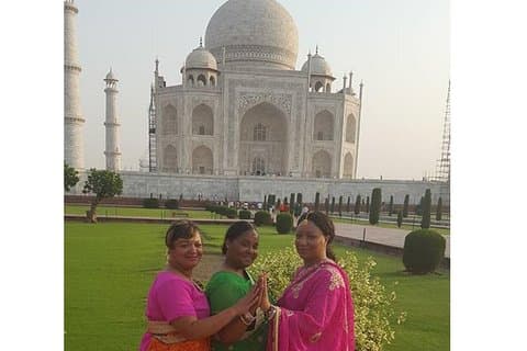 Visite du même jour du Taj Mahal au départ de Delhi