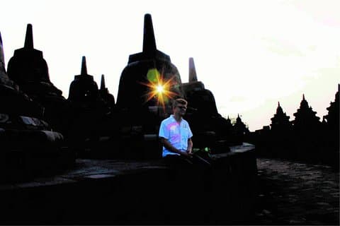 Excursão ao pôr do sol de Borobudur
