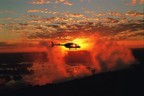 25 minutes de vol en hélicoptère (Zimbabwe)