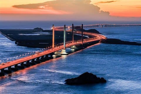 Shanghai Donghai Bridge og Yangshan havn Privat tur