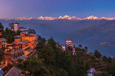 3 noites 4 dias Kathmandu Chisapani Nagarkot Dhulikhel Trekking no Nepal