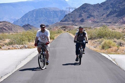 Mountain Bike Historical Tunnel Trail til Hoover Dam fra Las Vegas