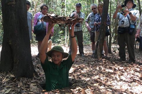 Private Cu Chi Tunnels Halvdagstur