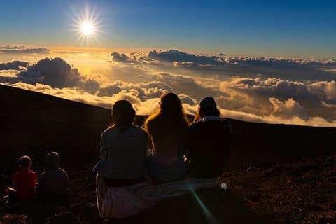 El mejor tour al atardecer de Haleakala con cena