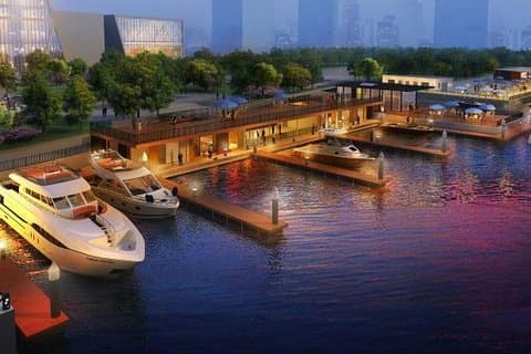 Esperienza di noleggio barche a bordo del fiume Huangpu di Shanghai con champagne o birra