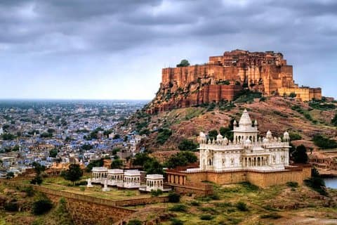 Visite d'une journée complète de la ville de Jodhpur, visite du fort de Mehrangarh et de Jaswant Thada