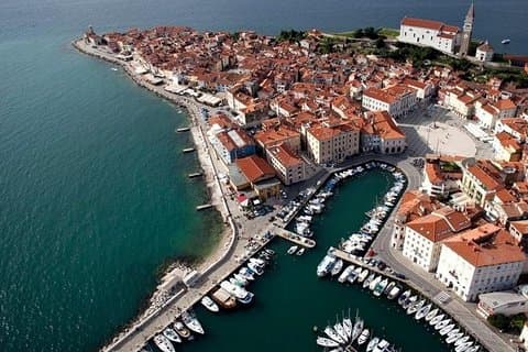 Piran och Portoroz Pärlor av den slovenska Adriatiska kusten Halvdagstur från Ljubljana