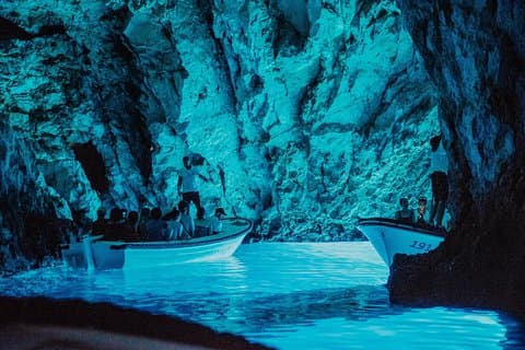 Grotte bleue, Mamma Mia et Hvar, excursion en hors-bord à la découverte de 5 îles