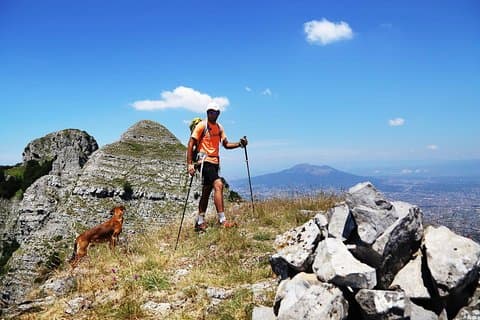 Gå rundt Faito Mountain, det høyeste punktet i Amalfikysten og Sorrento-halvøya