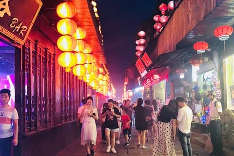 Privat natttur til Xitang vannby fra Shanghai