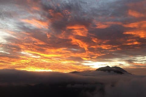 Excursion en rafting en eau vive sur le mont Batur et la rivière Ayung