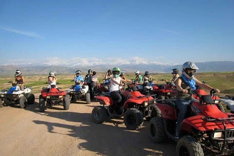 Marrakech fyrhjulingstur i palmlundsöknen i Marrakech