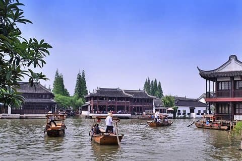 Private Shanghai Shore Excursion Tour naar Zhujiajiao Water Town met lunch en boottocht