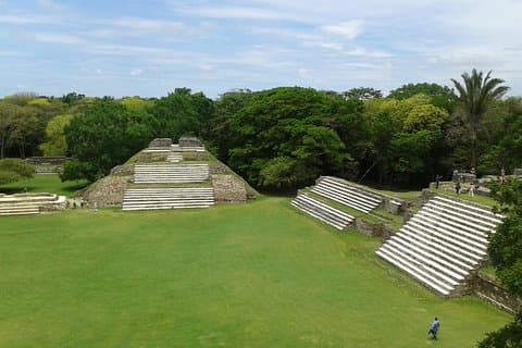 privat tur altun ha belize by og strand