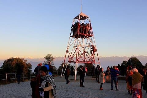 Nagarkot zonsopgang uitzicht en dag wandelen van Kathmandu, Nepal