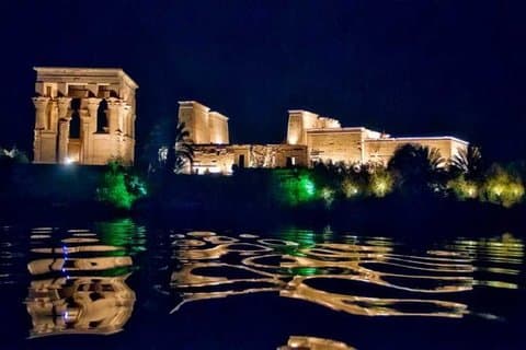 Sound & Light Show på Philae Temple