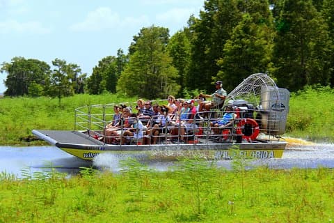 Florida Everglades moerasboottour en toegang tot Wild Florida met optionele lunch