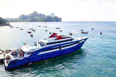 Discover Phi Phi Islands: Royal Jet Cruiser Experience with Lunch