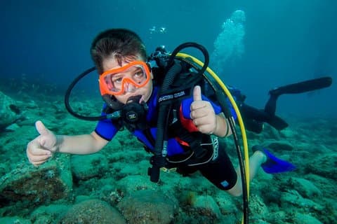 Try Scuba diving in Calabria, Italy