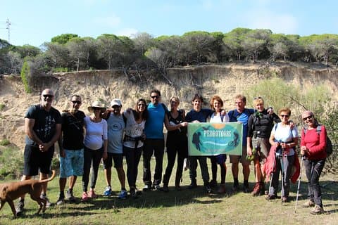 Escursionismo Costa de la Luz Betis, passeggiata da montagna a spiaggia.