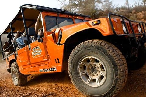 Tour in jeep di Sedona in Hummer 4X4 - Cliff Hanger Trail