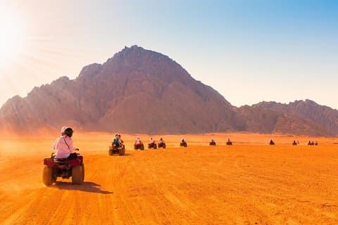 Sharm Sunset Quad Biking ride, Show, Dinner