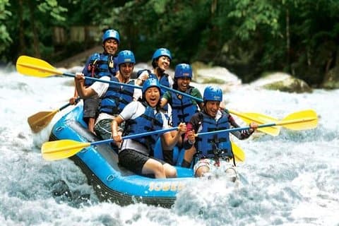 Spændende White Water Rafting og Swing på Tegallalang Rice Terrace Package