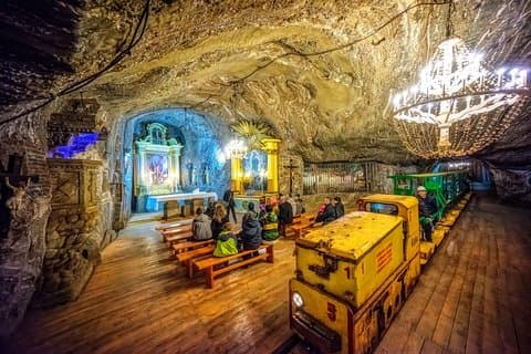 Bochnia Salt Mine Tour från Krakow med privat transfer