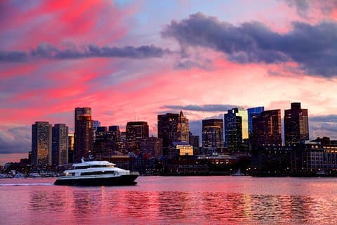 Crociere in città Boston 90 - Crociera panoramica al tramonto di Minute Harbor