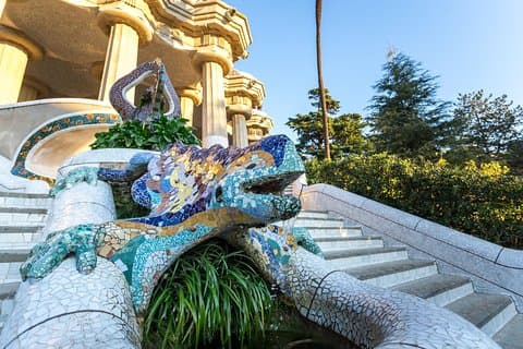 Barcelona: Rondleiding door Gaudí's Park Güell zonder in de rij te hoeven staan