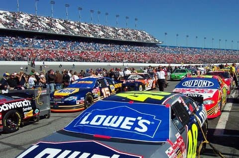 NASCAR Daytona 500 på Daytona International Speedway med transport