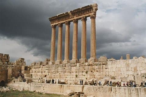 Visite privée d'Anjar et Baalbek au départ de Beyrouth avec billet de départ