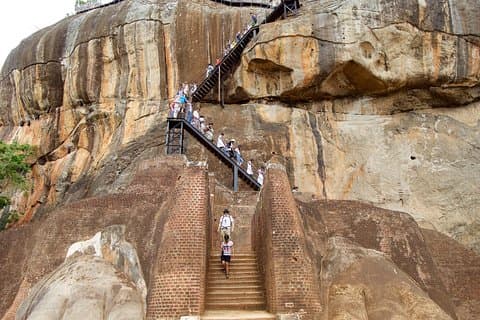 Excursión privada de un día a Sigiriya, cueva y safari en el parque nacional
