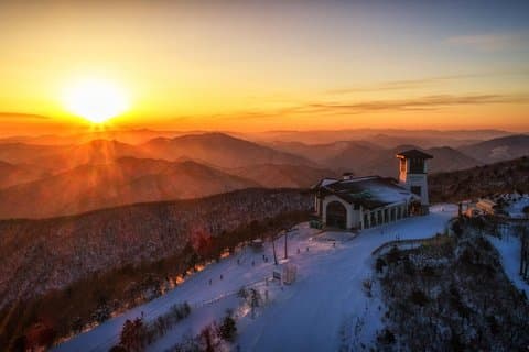[2-dagars privat skidtur] Pyeongchang olympiska sajt (hiss, kläder och lektion)