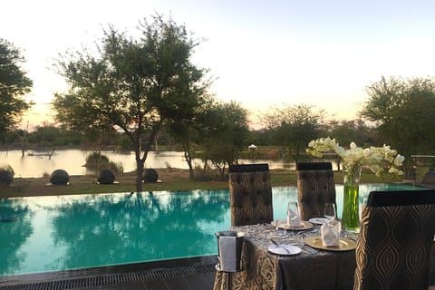 Flyga i Bush Spa Safari