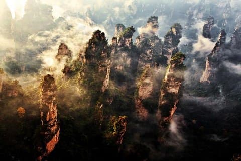 Zhangjiajie Avatar Adventure-wandeltocht omvat alle hoogtepunten