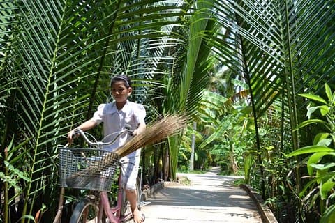 Ciclismo Mekong Delta Ben Tre 2 días