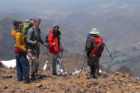 Toubkal Trek 4 Tage mit lokalen Atlas Guides