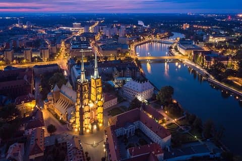 Isole famose di Wroclaw - Tour privato dell'isola della cattedrale e dell'isola di sabbia