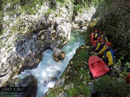 Canyoning Rakitnica river