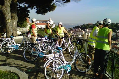 3-timmars elcykeltur i Lissabon 7 Hills