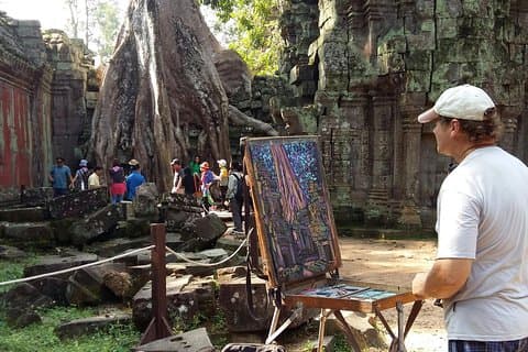 1 - Dagtour tempel : Verken Rolous Group, Grand Circuit & Sunset