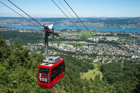 Best of Zürich Tour mit Felsenegg Seilbahn und Fähre