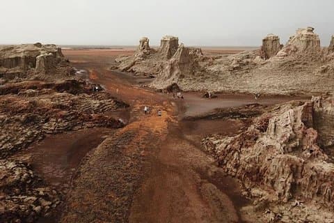 Excursões de 4 dias para Danakil saindo de Semera