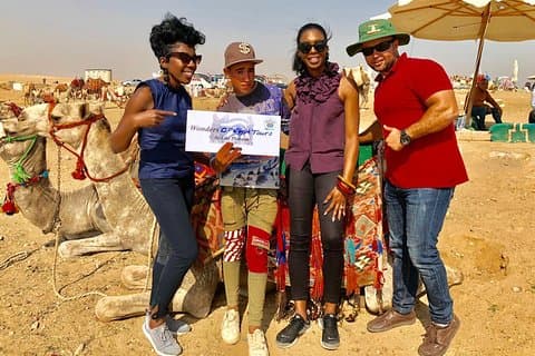 All inclusive Giza Pyramids, Sphinx, GEM Museum, lunch by flight