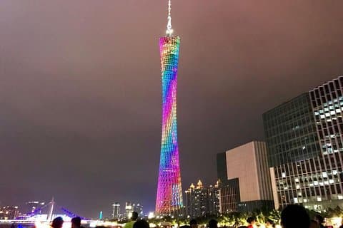 Cruzeiro noturno Guangzhou Pearl River e jantar Din Tai Feng