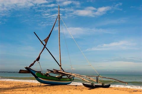 Shore Udflugt fra Colombo havn til Negombo Beach & tilbage til 3 til 4 personer